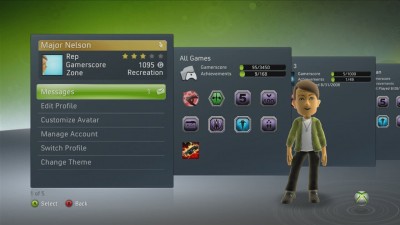 Dashboard Xbox 360