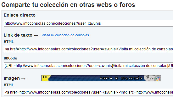 Colecciones de Infoconsolas, la solución a todos vuestros problemas