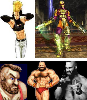 Benimaru Voldo y Zangief